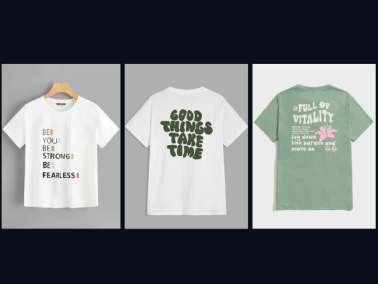 Choose Your T-shirt slogan and Graphic
