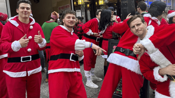 SantaCon Sweeps NYC in a Festive Frenzy